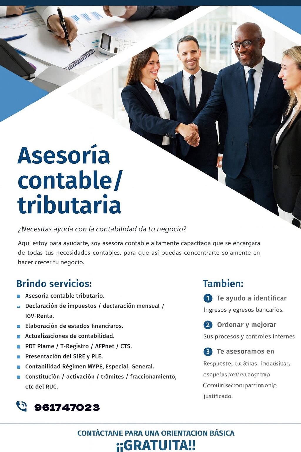 Servicios contables en Lima, Cañete y Mala